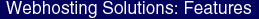 Web Hosting Features